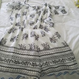 Charlotte Russe Organza Cold Shoulder Ro